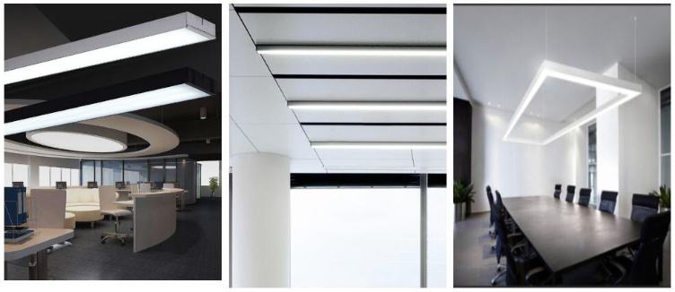 Alp3535 Aluminum LED Recessed Profile with Cover and Flange