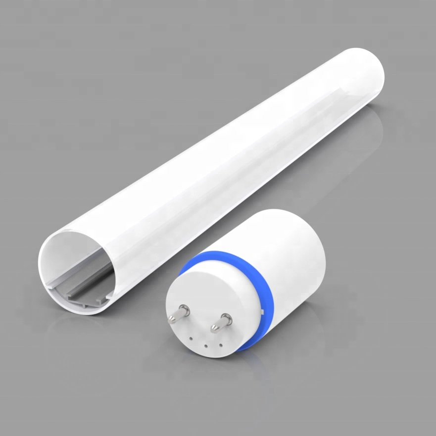 Tw-2825 T8 Plastic Tube Round Cover with Aluminum Extrusion Craft LED Profile for Hanging LED Strip Lighting