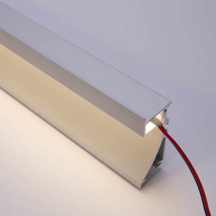 High-Grade IP65 LED Profile Aluminum Channel Extrusion for Cover LED Linear Lighting