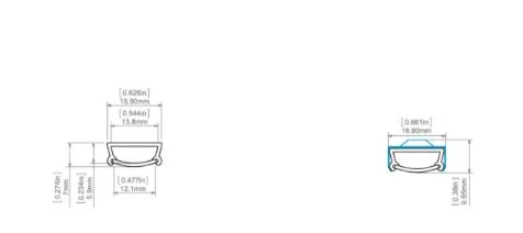 1406mm LED Strip Channel - Universal