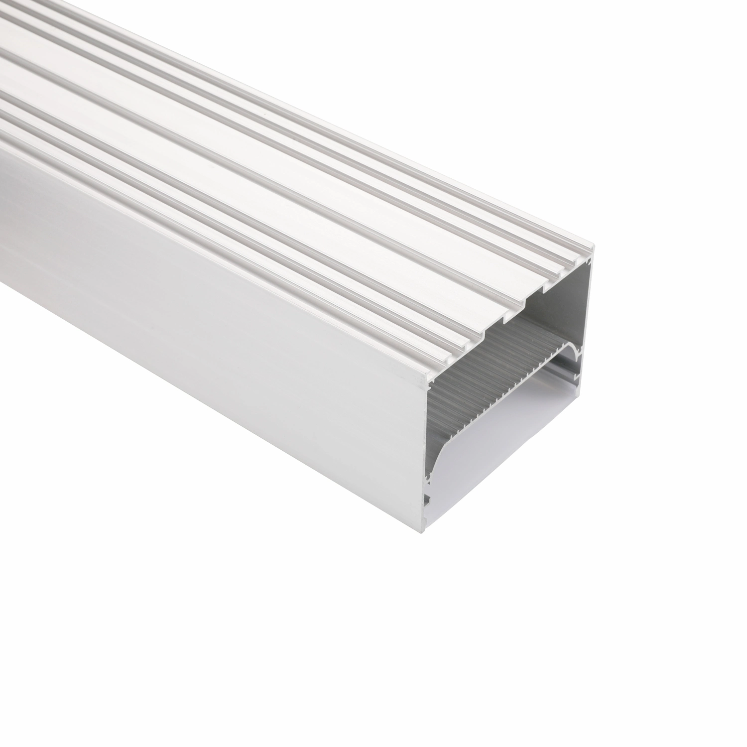 80X75mm 6m Length Commercial Indoor Decoration Office Supermarket LED Linear Light Pendant Aluminum LED Profile