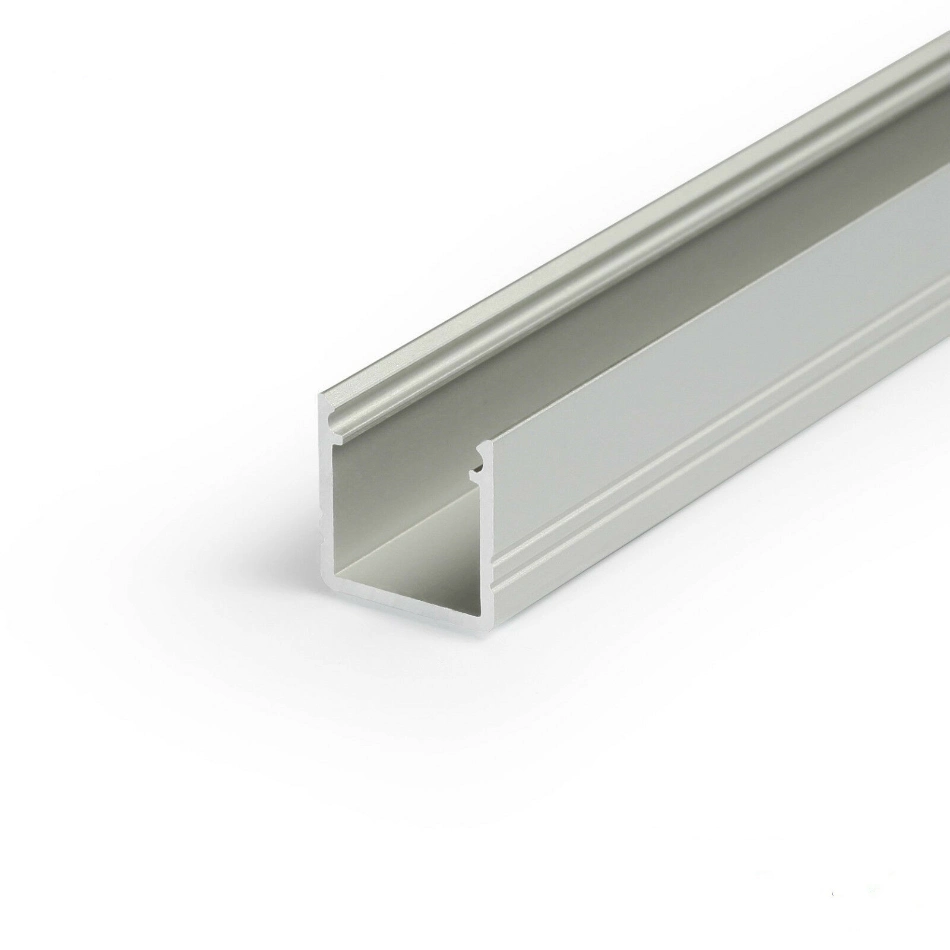 2m Aluminium Linear LED Profile T2, Milky Cover - Line of Light If 120LEDs/M