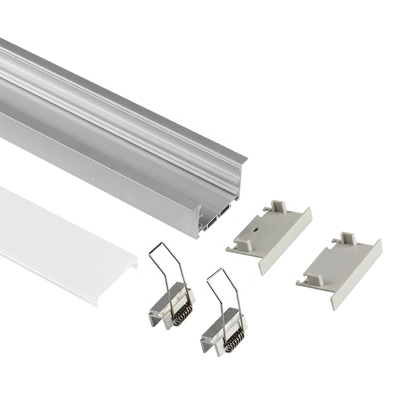 Wholesale LED Light Channel Spring Clips Recessed Mounting LED Aluminum Profile