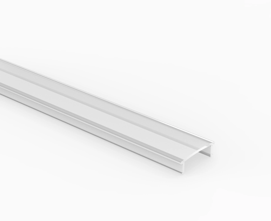 Ecoled Energy Slim Low Voltage Linear Profile 17mm U-Channel for Surface Mounted Exterior LED Aluminum Extrusions for Cabinet LED Lights