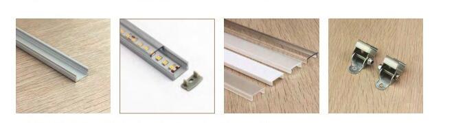 Hot Sale 1708 Aluminum LED Profile with 2216 5050 LED Strip