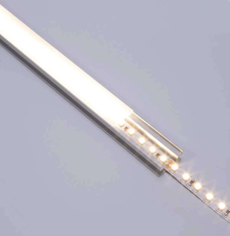 Small 10mm Inner Wide Floor Aluminum LED Profile for LED Strip Tape with Cover