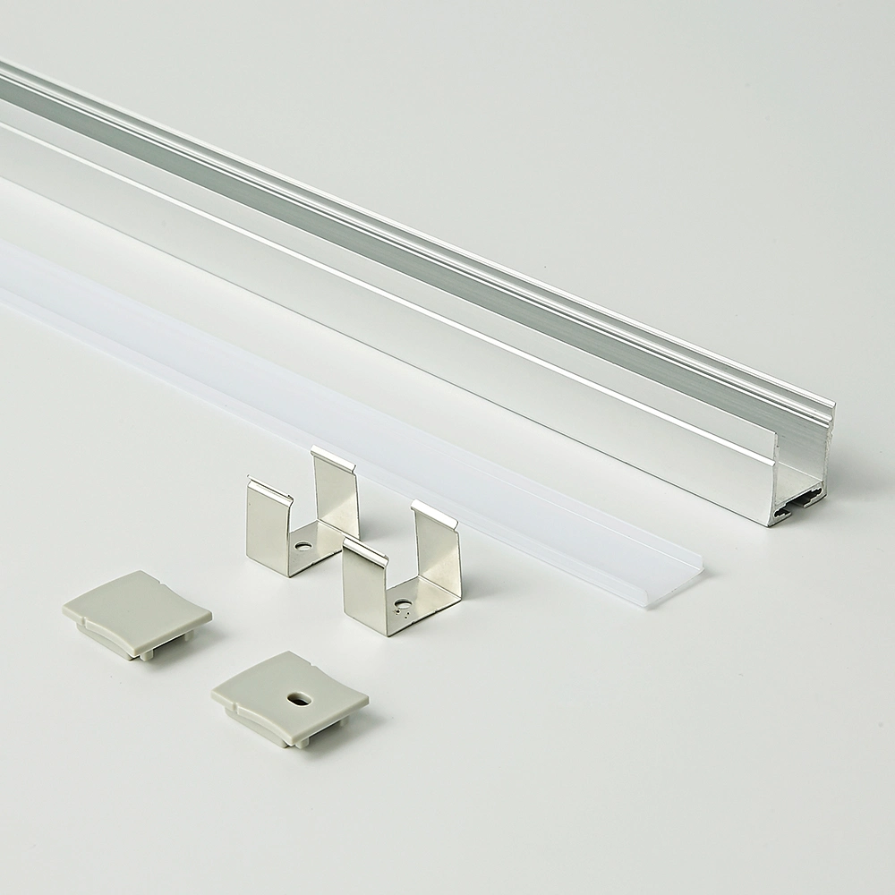 W23xh27mm Hanging LED Aluminum Anodized Aluminum Extrusion LED Profile Surface Mounted LED Light Strip Profile