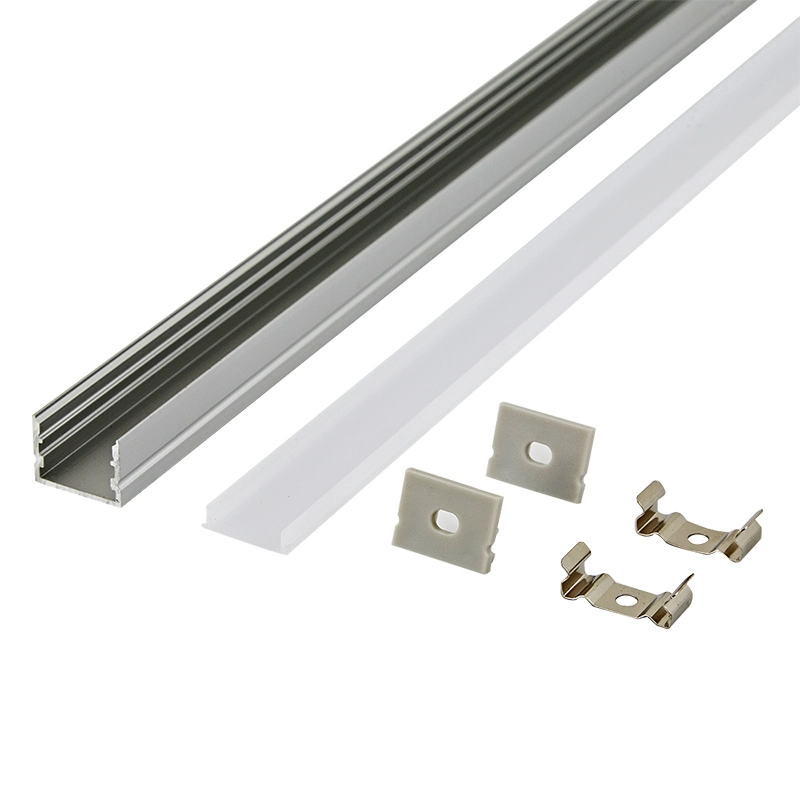 20X15mm Aluminum Profile for LED Grow Plant Lights LED Decorative Cabinet Light Housing LED Cupboard Light Profile