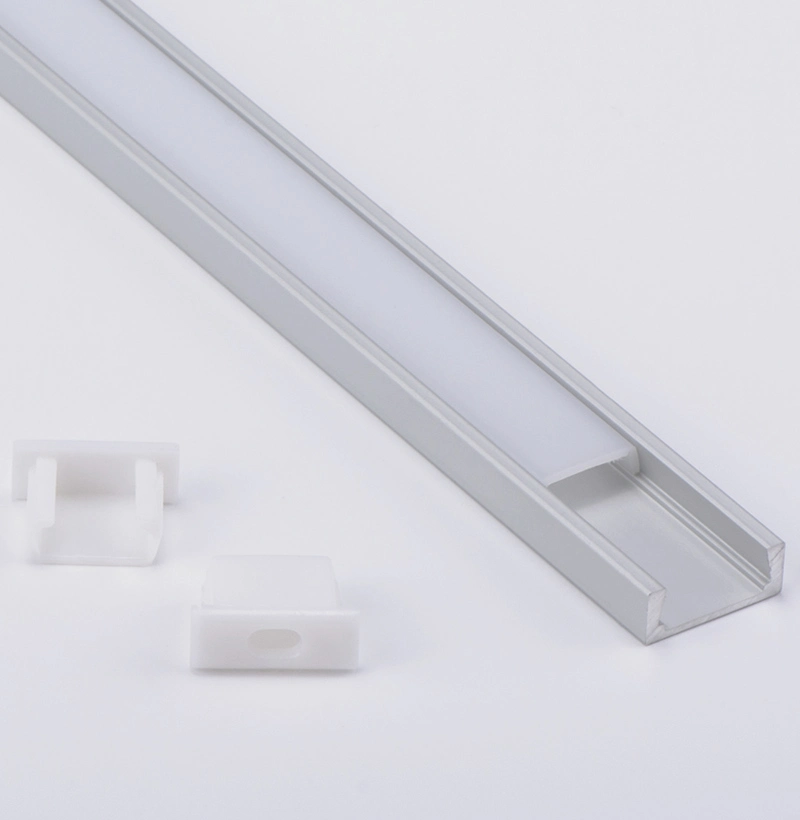 Ecoled Energy 2020 High Quality Hot Low Profile Surface Mount LED Profile Housing for LED Strip Lights - Anodized Aluminum