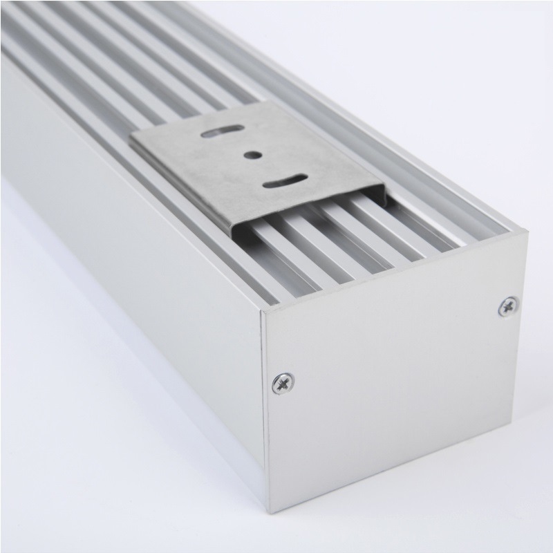 High Power Indoor Outdoor LED Aluminum Profile 57.6W/M Wide Aluminium Heat Sink 50W Channel