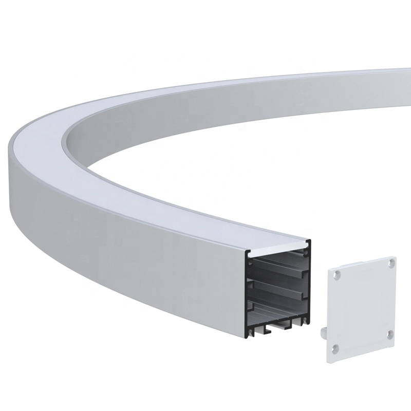 Customized Angle Arc Shape LED Linear Light Aluminium Curved LED Profile