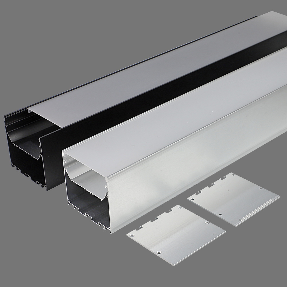 Alu4075 Ceiling Wall Mounted Linear Lighting Profile for LED Modules Office Lighting