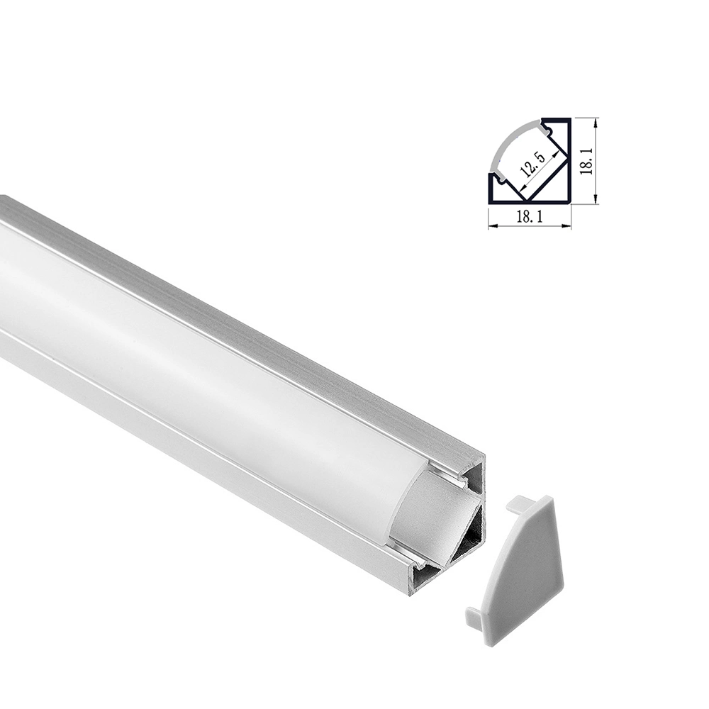 Made-in-China 90 Degree Corner Aluminum Profile Channel for Corner Linear Lighting