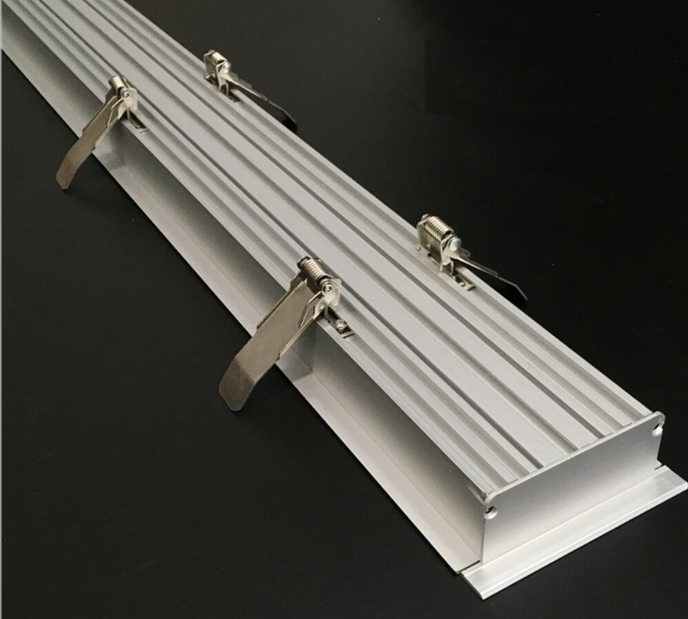 90*32mm Cove Light Housing Kit Concealed Linear Light Recessed Aluminum Extrusion Profile with 70mm Width