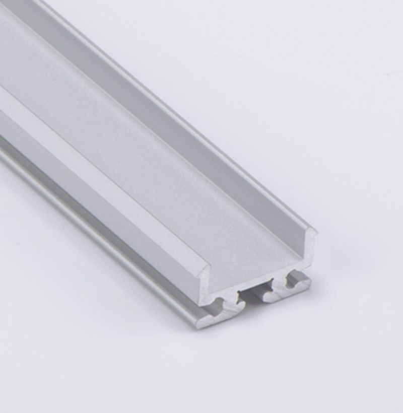 Shallow Flush Mount U-Shape Aluminum Channel LED Aluminum Extrusion for Flex/Hard LED Strip Light