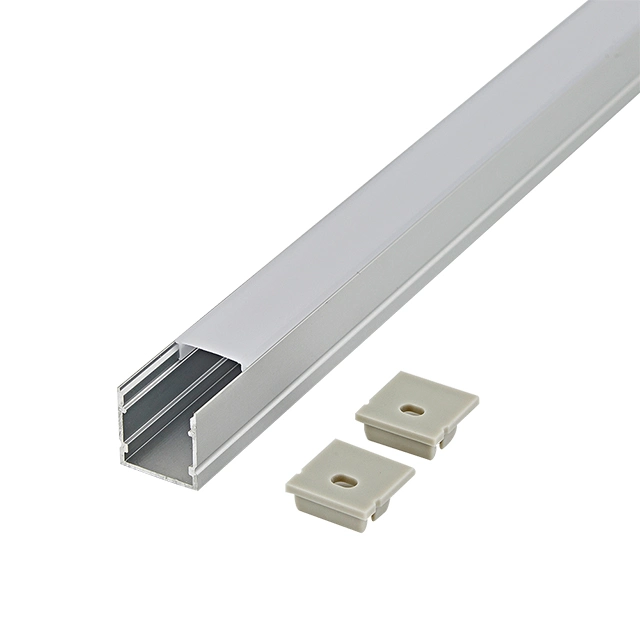 20X20mm Square LED Aluminum Profile Flexible LED Aluminum Strip Mounted U-Shaped LED Aluminum Channel