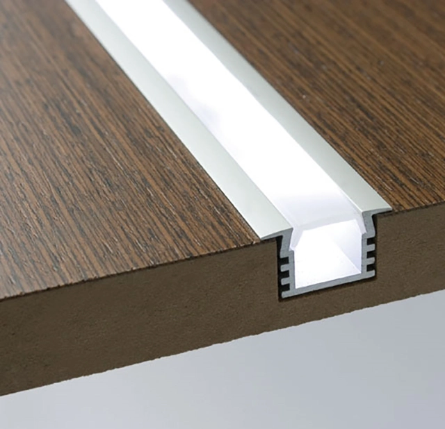 Hot-Alu2212 LED Aluminum Extrusion 11.2 Width Recessed Profile