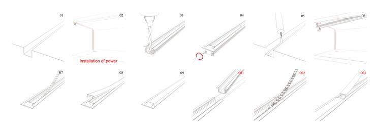 15mmx6mm LED Aluminum Channel for 10mm LED Strip Light Aluminum LED Profile