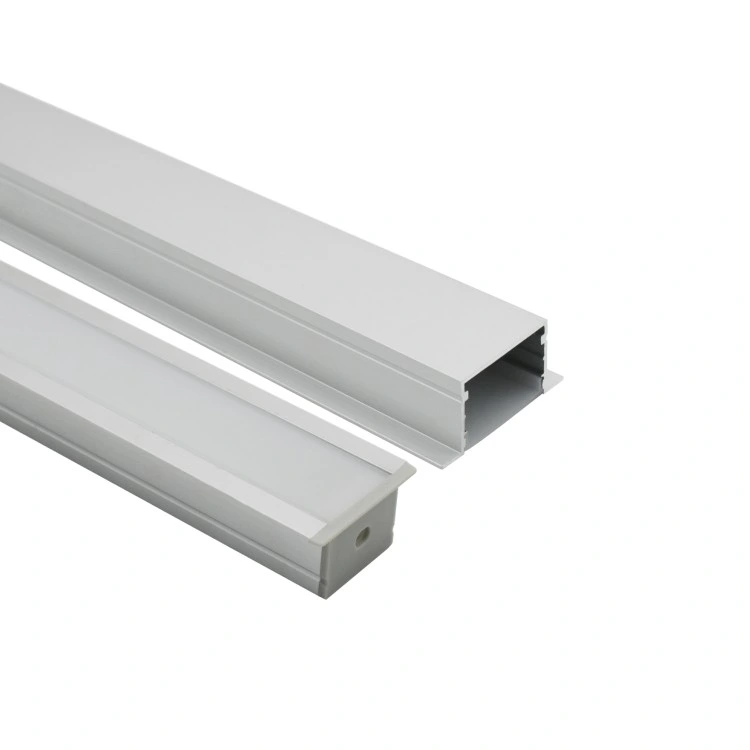 Recessed 30X20mm Aluminum Profile for Showcase Embedded Aluminum Slim Profile for LED Strip Aluminum Profile Manufacturer