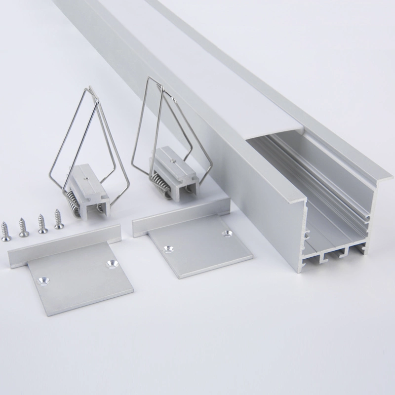 LED Channe Aluminum Extrusion Lighting for Suspended Mounting Residential Lighting