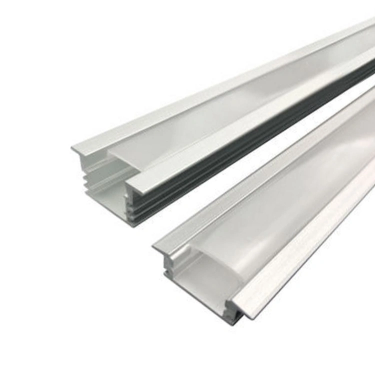 Anodized Cabinet Housing LED Strip Profile Recessed Aluminum Profile for LED Strip Lighting