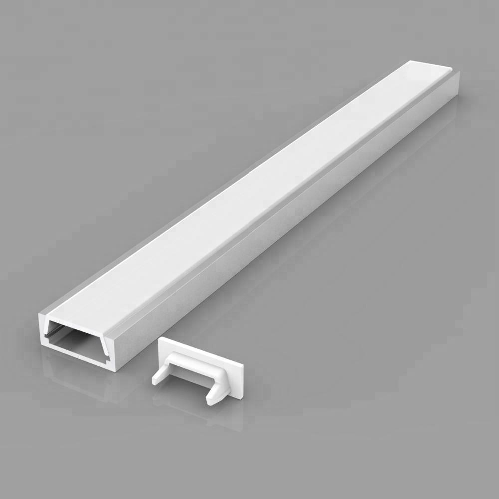 2019 New Custom Surface Slim Alu Extrusion Heatsink Strip Light Kanal Channel LED Aluminum Profile