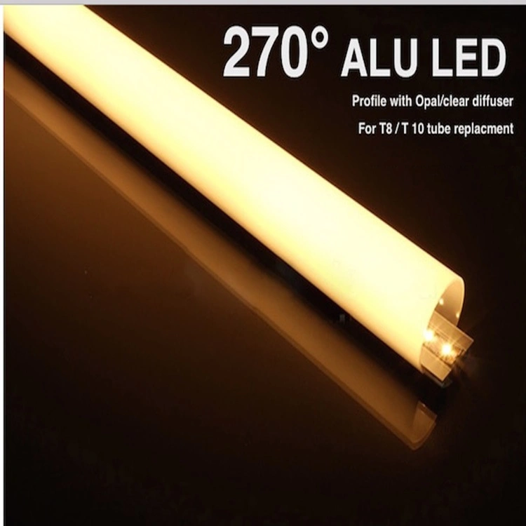 30mm*30mm Round LED Profile Aluminum Tube, Suspended Round Shape LED Aluminum Profile