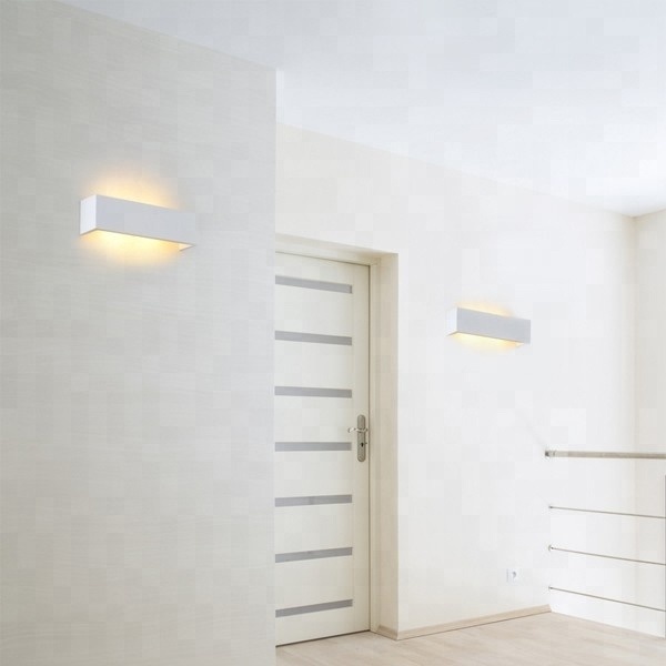 Modern LED Aluminum Profile Linear Wall Light Indoor Hallway Sconce Spot Saloon Warm White