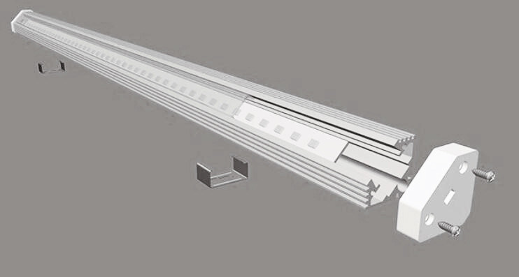 Corner LED Profile Aluminum 30° Triangle Extrusion Channel for Corner Lighting