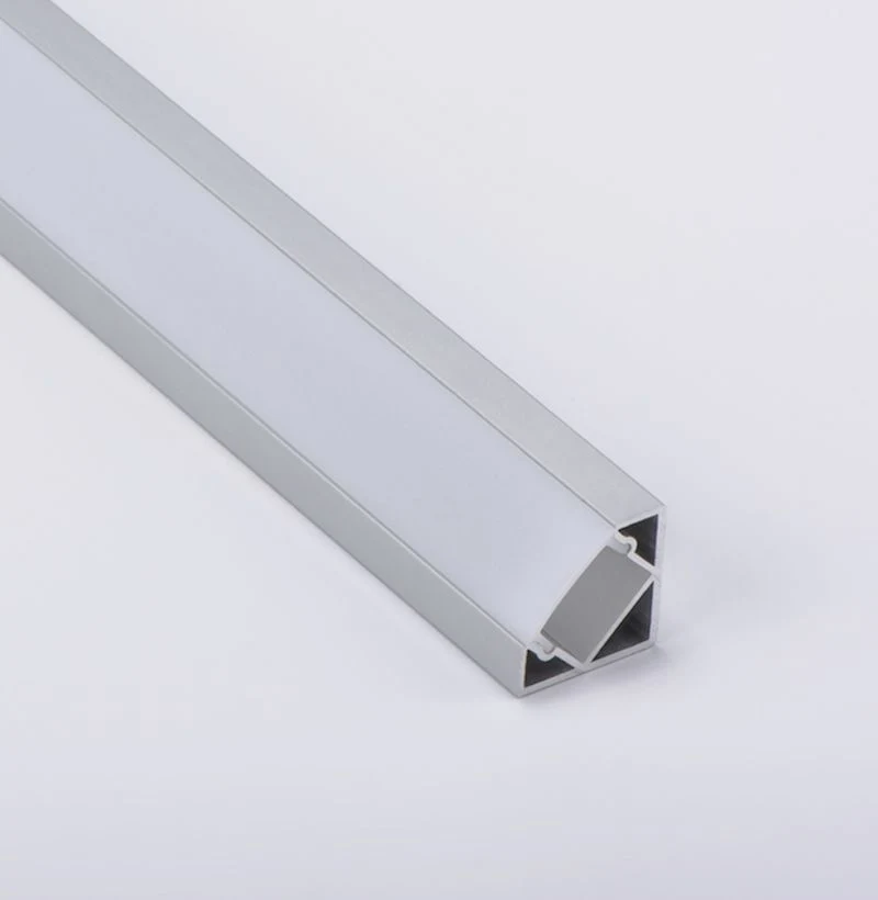 Corner Mount 18*18mm V Shape Aluminum LED Strip Profile Channel for 12mm Strip