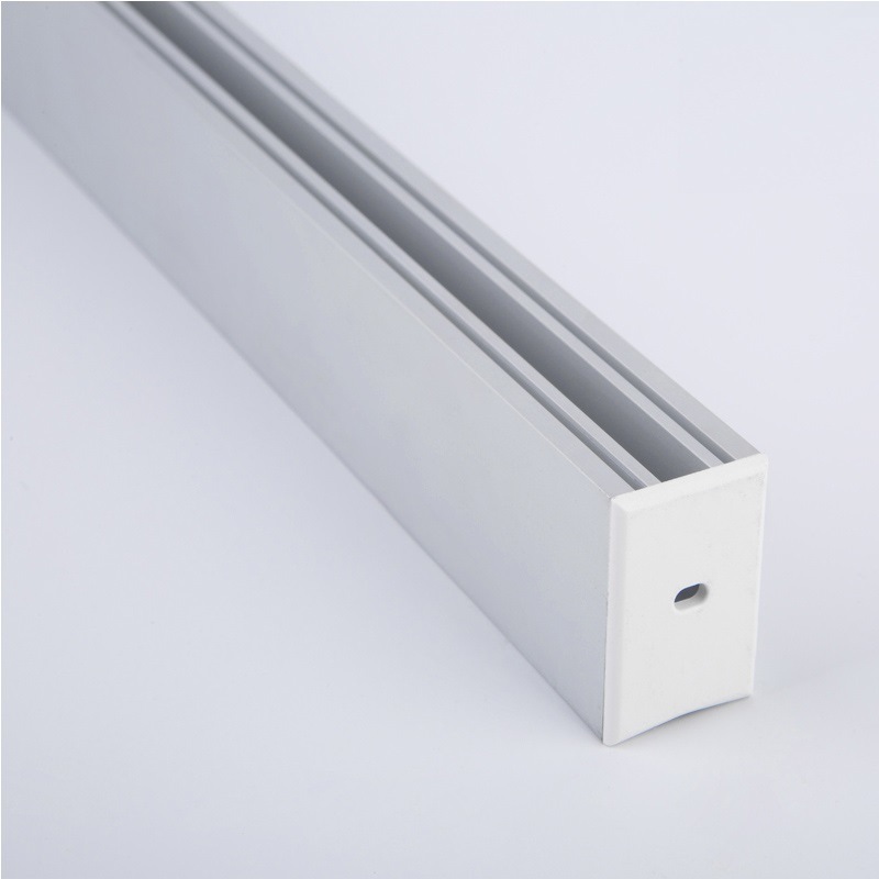 23X34mm Glass Aluminum Signage LED Fixture Channel Profile