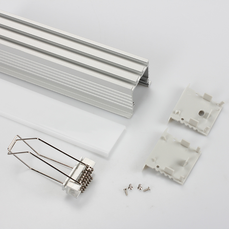 Recessed Heatsink Extruded Profile for LED Strips Ceiling Wall Light China Top Aluminium Profile Manufacturer