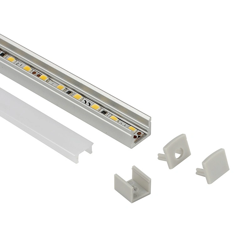 Small Furniture Aluminum Profile Light LED Lighting Anodized Aluminum Extrusion Profile