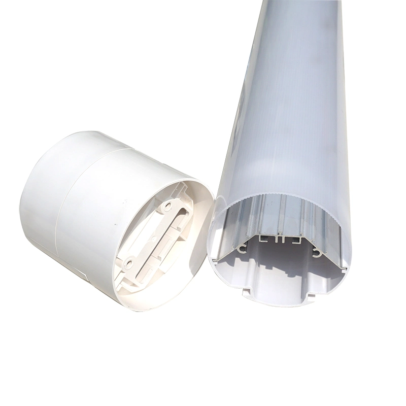 New Design IP68 Tri Proof LED Light Cylinder-Shaped Full PC Aluminum Profile Waterproof Light Fixture