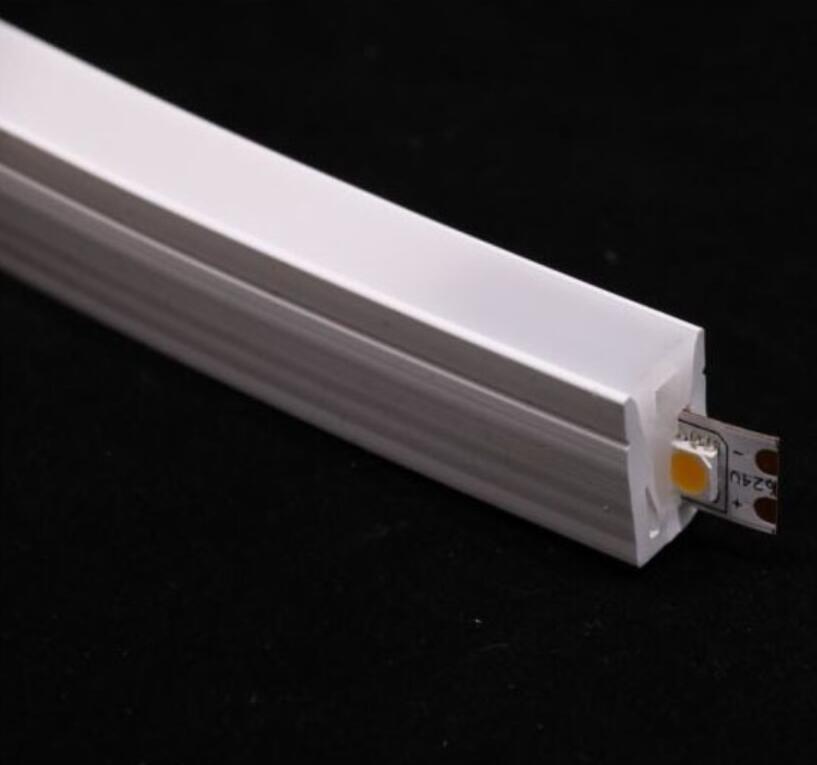 China Hot Sell LED Extruded Strip Light Aluminum Profile for Waterproof LED Silicone Tape Light