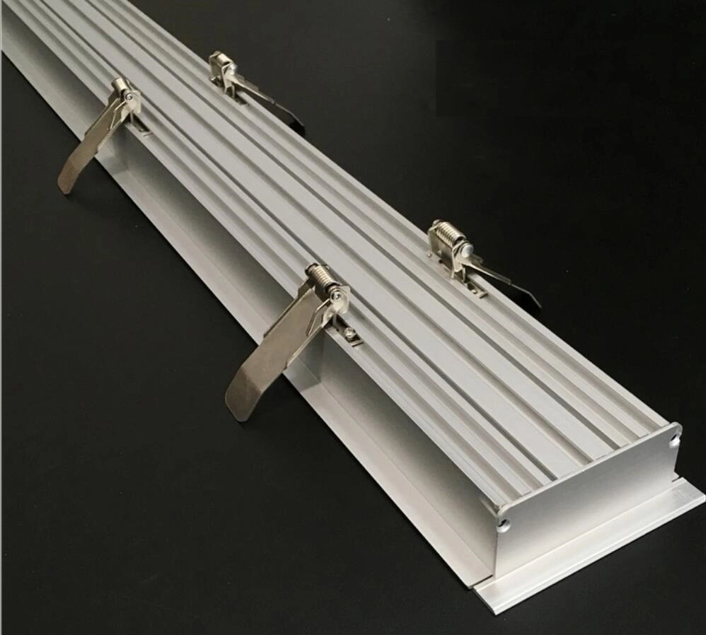 Waterproof Extrusion Aluminium LED Lighting Channel Profile Recessed LED Profile for Outdoor Architecture Decorations