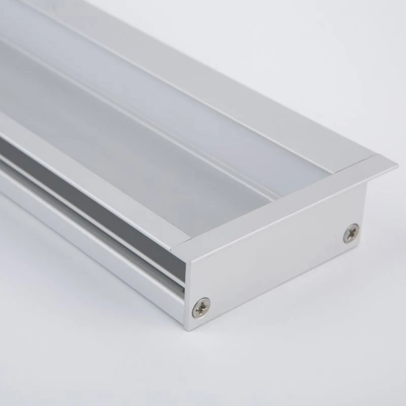 LED Aluminum Profile W55.5mm X H65.5mm Extrusions Channel for Liner LED Lighting