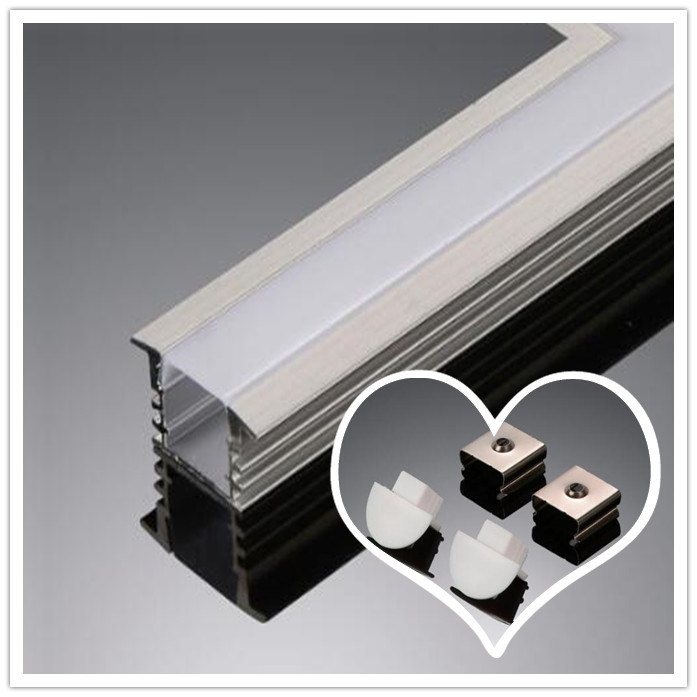 PC Diffused LED Aluminum Extrusion Profile, Suitable for LED with Lamp Housing