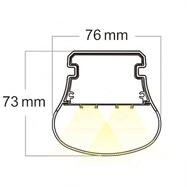 High Quality OEM IP65 LED Waterproof Triproof Lighting Housing Light Fixture