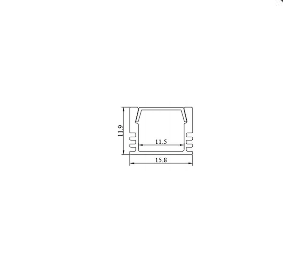 LED Housing Surface Cabinet Light LED Aluminum Profile