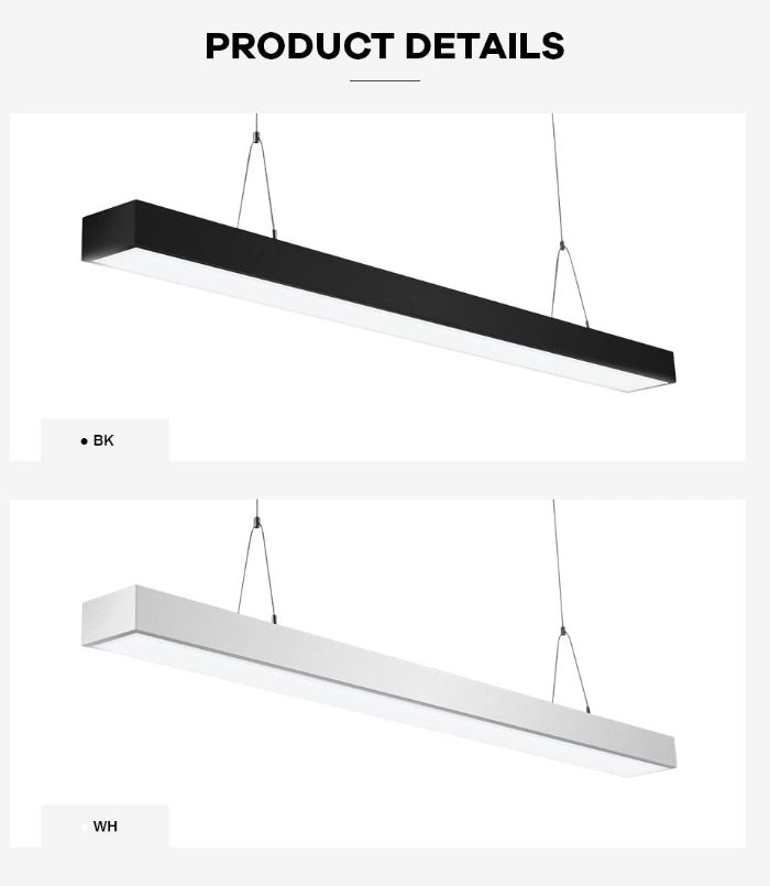 Ecoled Energy-LED Linear Light Modern Profile Pendant Lighting Hanging Fixture Lamp