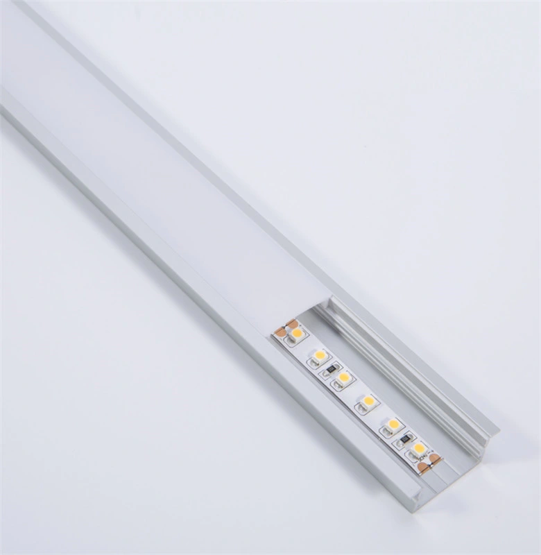 2020 Hot Sale LED Extrusion Recessed Wide Shallow Deep Linear Profile U Shape for Cabinet Exterior LED Lights