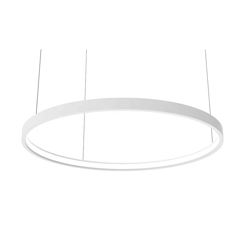 600mm 900mm 1200mm Black White Pendant Aluminium LED Profile for LED Ring Light