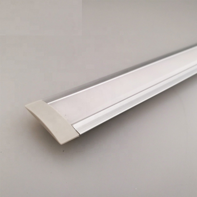 Aluminum LED Light Strip Housings Fixture Channel Diffuser