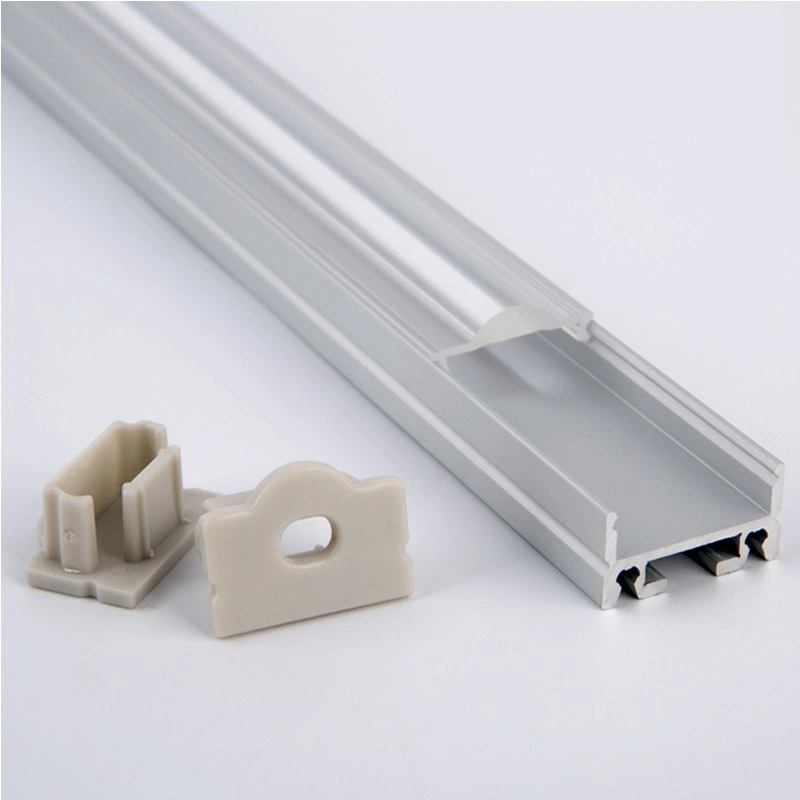 LED Aluminum Profile with Optic Lens for Ceiling Mounted or Suspend LED Lights Accent Lighting