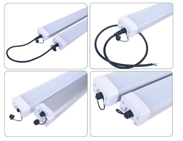 2020 LED Tri Proof Light Super Slim 1200mm 40W Warehouse Use Industrial Tri-Proof LED Tube Light LED Linear Batten Fixture