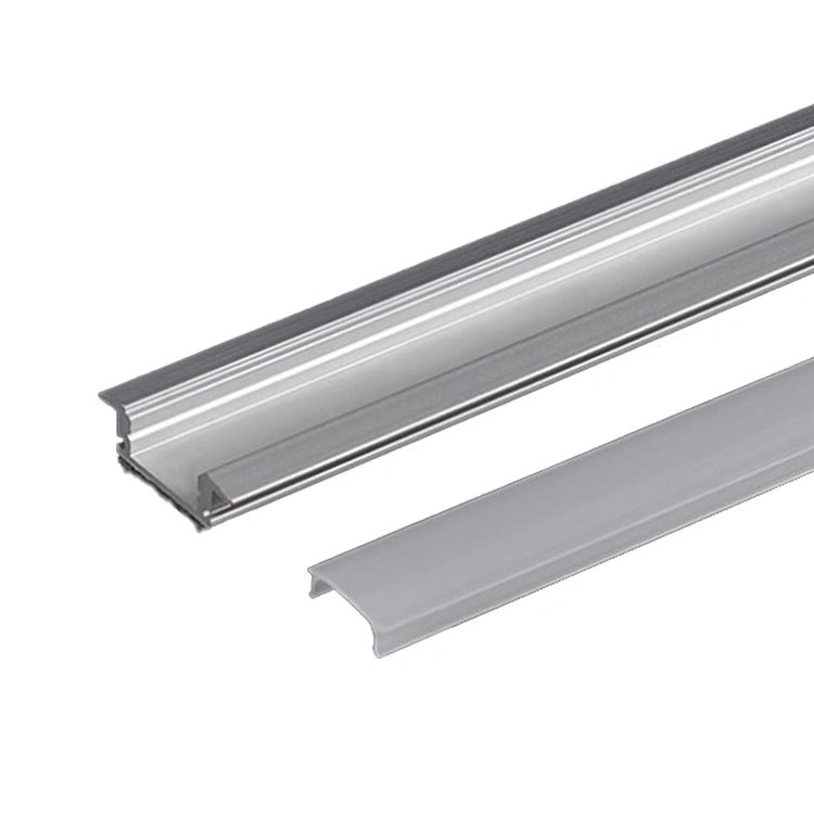 17X7mm Recessed Aluminium LED Extrusion Profile Recessed LED Aluminium Profile