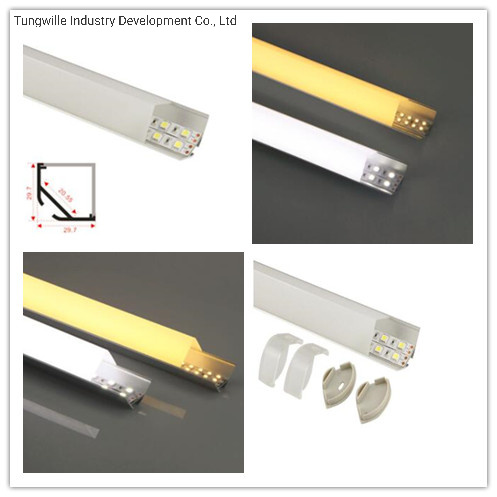 Extrusion Customized Hard Plastic Profiles Aluminum Frame Accessory PVC Profiles Used for LED Light