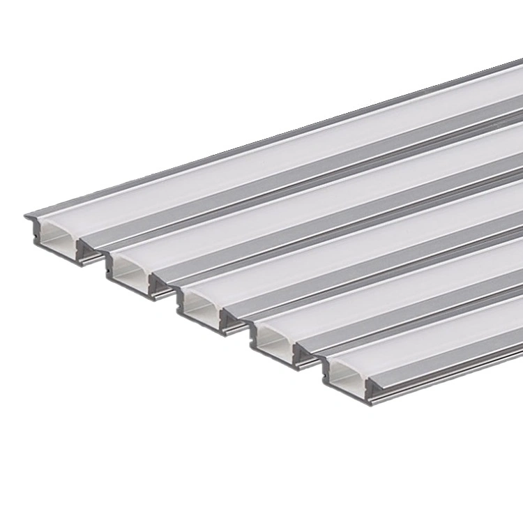 17mm Width U Shape Recessed 6063 Aluminum LED Strip Profile Recessed LED Aluminum Profile