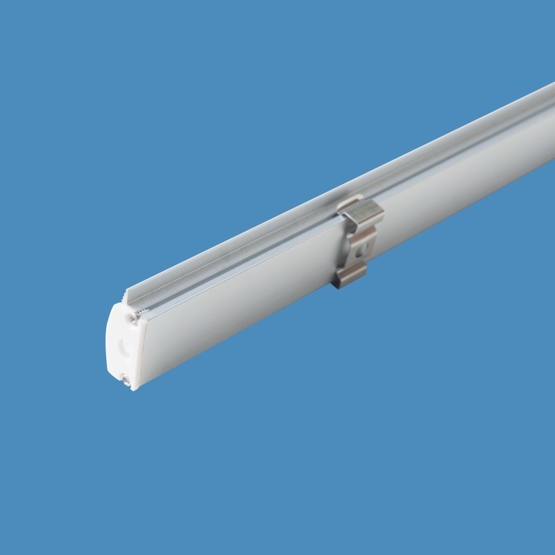 Aluminum and PC Diffuser Extrusion Body Material Recessed Aluminum LED Profile for Strips